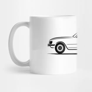 Mercedes SL Type W107 450SL 560SL BLK Mug